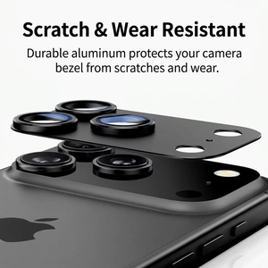Protector de Lente de Cámara de Vidrio Templado Antirreflectante y Antihuellas 9H para iPhone 17 Pro Max - Product Image 2