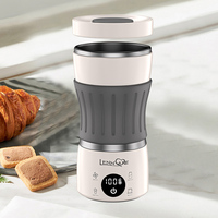 Conception unique Bouilloire électrique portable de voyage Chauffage Moussant Café Thé Tasse de brassage Tasse bouillante Type-C Charge