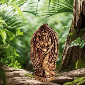 Déesse maléfique de Satan Statue de déesse mythologique <span class=keywords><strong>nordique</strong></span> décoration de table Satan femme démon lys Sculpture accessoires - Product Image 2