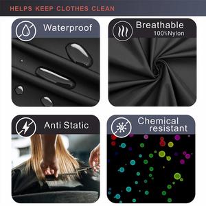 Capes de coiffure professionnelles en polyester imperméable et confortable pour salon de beauté - Product Image 2