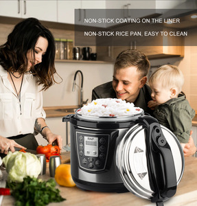 Cuisinière à riz numérique multifonction programmable en acier inoxydable 6L avec cuve en aluminium pour usage domestique - Product Image 6