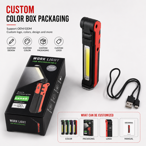 Mini Lámpara <span class=keywords><strong>de</strong></span> Trabajo LED COB <span class=keywords><strong>Recargable</strong></span> Tipo-C, Plegable, Magnética, <span class=keywords><strong>de</strong></span> Bolsillo, para Reparación <span class=keywords><strong>de</strong></span> Automóviles, Camping y Emergencias - Product Image 6