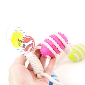 Aduck, a popular Japanese brand of teething and training dogs, offers a TPR (Total Physical Response) pet dog toy/rope-wrapping - Product Image 5