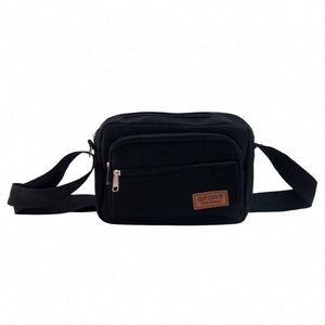 Sac à bandoulière unisexe en toile pour le sport, sac messager décontracté, vente chaude - Product Image 2