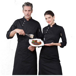 Bán Buôn 65% Polyester 35% Bông Đầu Bếp Áo Khoác Đầu Bếp Quần Áo Nấu Ăn Đồng Phục Khách Sạn Nhà Hàng Làm Việc Mặc - Product Image 2