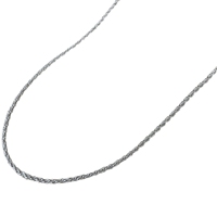 Chaîne de collier torsadée en argent plaqué 2MM, bijoux tendance XY-1210