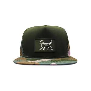 Casquette en maille de camionneur à 5 panneaux personnalisée avec patch imprimé pour le cyclisme en plein air, la plage, style tendance, chapeaux de camionneur Gorras en polyester - Product Image 3