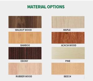 Présentoir en bois à 4 niveaux avec présentoirs en bois massif - Product Image 4