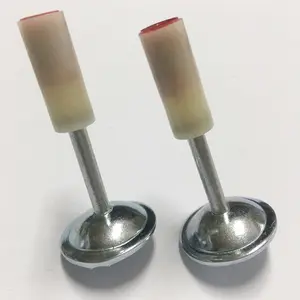 Special round bonnet silencing integrated nail for fire nail ceiling