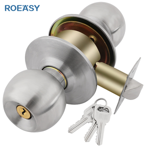 Anti-Theft Waterproof Keyed Entry <strong>Door</strong> <strong>Knob</strong> Set Solid Stainless Steel Interior &amp; Exterior Entrance <strong>Door</strong> Lock - Product Image 2