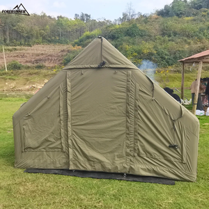 Vente en gros de tentes de plein air gonflables disponibles Conception personnalisée Tente de camping de plein air personnelle en coton respirant à installation rapide - Product Image 1