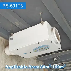 EddaAir Ceiling Odor Purification Machine Bipolar Ionize Air Purifier Ceiling Mounted For Hospital Home Ventilation System