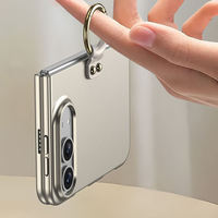 HEYBINGO Heavy Duty Opvouwbare Telefoonhoes Volledige Randbescherming Matte Ringhouder Anti-slijtage Shell voor IP 18 Fold