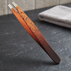 Pince à épiler moderne pour sourcils, pointe carrée, en acier inoxydable, outil de précision durable - Product Image 2