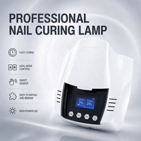 Séchoir à ongles UV pliable avec support, qualité salon, mains libres, capteur automatique, 3 minuteurs