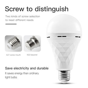 Yüksek Kaliteli Şarj Edilebilir A60 IP65 Acil Durum LED Ampulü 7W 6500K 85-265V E27 Duylu 2 Saat Acil Durum Aydınlatması - Product Image 3