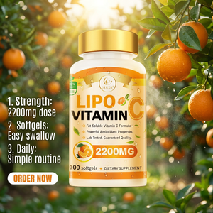 DUOZI Lipo Vitamine C 2200MG 100 Gélules Molles Complément Alimentaire Antioxydant - Product Image 2