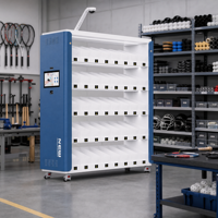 Système d'inventaire intelligent pour la fabrication d'équipements sportifs avec étagère de pesage Pick-to-Light