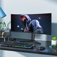 KOORUI - Precio de Fábrica, Monitor Curvo para PC de 34 Pulgadas, Anti-luz Azul, 165HZ, Pantalla para Computadora, Monitor VA, Monitores para Juegos WQHD