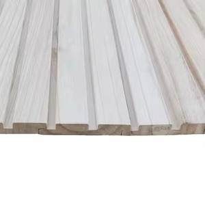 Panneau mural en bois de Paulownia, panneau <span class=keywords><strong>d</strong></span>écoratif mural, placage de bois résistant à <span class=keywords><strong>l</strong></span>'humidité, fond de bibliothèque - Product Image 1