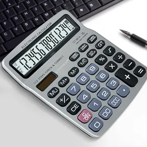 डेस्क कैलकुलेटर CT-9814 टेबल Calculadoras कार्यालय व्यापार के लिए कई रंग के साथ सस्ते कस्टम लोगो कैलकुलेटर