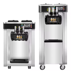 Nhà Máy bán hàng trực tiếp goshen nhà máy QUẢNG CHÂU 2 + 1 Mixer tốt Softy Máy làm kem thương mại Gelato Maker - Product Image 3