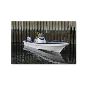 Barco de trabajo de pesca, Material de fibra de vidrio, Panga, precio barato, 23 pies/6,8 m