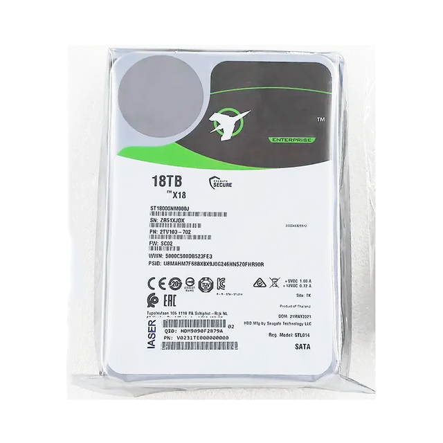 St18000nm000j St20000nm007d Enterprise Hard Drive 3.5" 4T 8T 10T 12T 16T 20T 24T 7200RPM Storage Solution Hdd