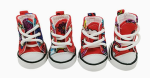 Factory Wholesale Fashion Print Eco-Friendly Dog <strong>Converse</strong> Jeans Shoes Accessories for Winter Wear - Product Image 4