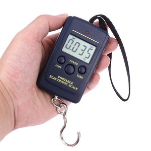 Báscula digital portátil colgante de 40 kg con precisión de 10 g para pesar equipaje de pesca - Product Image 1
