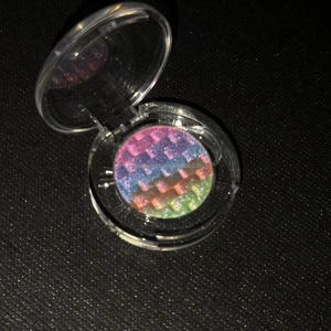 Nuevo diseño de lujo, sombra de ojos individual, patrón tejido, Arco Iris, Multicrom, maquillaje de ojos secos pigmentados, paleta de sombras de ojos que cambia de Color - Product Image 4