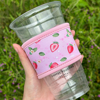 Manchon isotherme en néoprène pour tasse à café, porte-gobelet, housse de tasse, Koozy personnalisé, avec logo personnalisé, pour mariage, Stubby Cooler sans fond, OEM