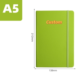 Cuaderno A5 de encuadernación duradera de tamaño estándar, planificador de papel libre de ácido con forro de puntos personalizado, cuadernos ecológicos de diario de cuero falso - Product Image 3