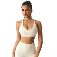 Bra Olahraga Wanita Premium High Impact dengan Bantalan Lepas Pasang, Bahan Nylon Spandex, Desain Punggung Terbuka Seksi, untuk Workout, Yoga, Gym, Fitness, Lari 2026