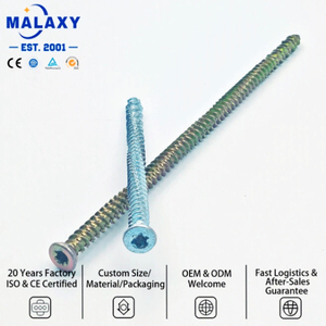 Tornillo Autorroscante para Concreto Torx Alemán de Alta y Baja Resistencia, Galvanizado y Tratado Térmicamente, Calidad Garantizada Malaxy - Product Image 3