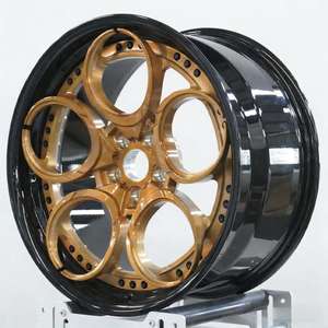 Rines Forjados Personalizados Forgiato de 2 Piezas, 22-<span class=keywords><strong>24</strong></span>-26 Pulgadas, Compatibles con Autos <span class=keywords><strong>Monte</strong></span> <span class=keywords><strong>Carlo</strong></span>/Impala/Caprice/Ghost/Model X/Cutlass 442 Rucci - Product Image 2