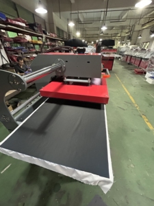 J khí nén thăng hoa 60*80 Vinyl vải chuyển in ấn Máy ép nhiệt với đôi trạm - Product Image 4