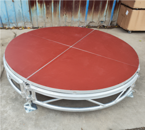 Nhôm Ánh Sáng Khung Ngoài Trời Cạnh Tranh Sliver Màu Cao Tải Nhà Hát Buổi Hòa Nhạc Di Chuyển Lắp Ráp Sân Khấu - Product Image 5