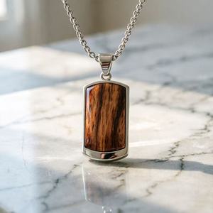 Collana con Ciondolo Personalizzato Minimalista in Acciaio Inossidabile Fatingna per Occasioni Regalo - Product Image 2