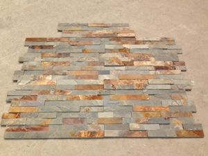 Natural White <strong>Split</strong> <strong>Face</strong> Tile Culture Stone Rustic <strong>Slate</strong> for Wall Cladding for Rusty Cement Stone Panel - Product Image 5