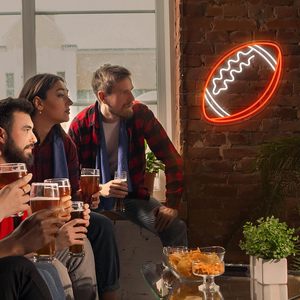 Football Letreros Neon LED dimmable USB powered ambient <b>light</b> store <b>window</b> decoration <b>light</b> street indicator <b>light</b> Customized 5V - Product Image 4