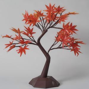 ไฟต้นไม้รูปใบเมเปิ้ล 36LED ขายส่ง, โคมไฟตกแต่งโต๊ะรูปตั<span class=keywords><strong>ว</strong></span> Z กิ่งสีน้ำตาล พร้อมฐานทรงกลมหรือทรงสี่เหลี่ยมขนมเปียกปูน - Product Image 6