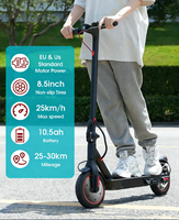 Trottinette électrique pliable légère Kepow E9pro 36V 5.2/7.8AH Batterie au lithium de haute qualité Trottinette électrique pour adultes