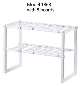 Organisateur sous évier extensible à 2 niveaux, amovible et pliable, gain de place, rangement sous évier très demandé - Product Image 4