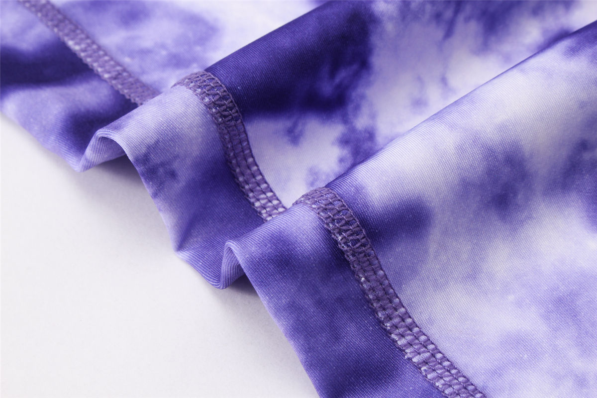 Wholesale fashion 2021 sexy tie dye yoga leggings women gym leggings fitness leggings