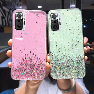 Copertina Glitter Liquidi Per Xiaomi Mi 10T / 10T Pro – Custodia Morbida TPU Con Brillantini Dorati – Protezione Antiurto E Stile Unico