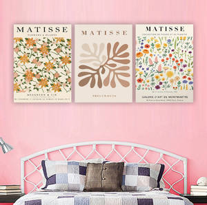 Decoración de Pared para el Hogar, Póster de Flores Abstractas de <span class=keywords><strong>Matisse</strong></span>, Impresión en Lienzo, Cuadro de Arte para Decoración de Sala de Estar Moderna - Product Image 5