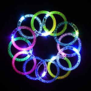 Light Up Acrylic Bracelets Colorful LED <b>Flash</b> Bracelet <b>Toys</b> For Birthday Party Youth Durable Plastic Cheer Props - Product Image 1