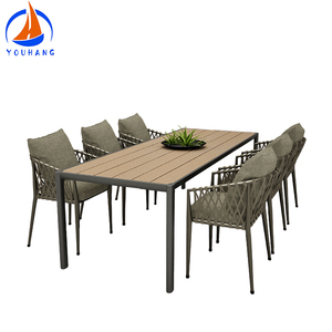 Chaise de terrasse en rotin design de luxe pour restaurant français d'extérieur meubles de patio vintage - Product Image 5