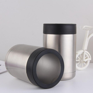 Commercio all'ingrosso Logo Personalizzato 12oz 16oz Doppia <span class=keywords><strong>Parete</strong></span> In Acciaio Inox Bottiglia di Birra Ghiaccio Può Dispositivo di Raffreddamento Titolare - Product Image 5